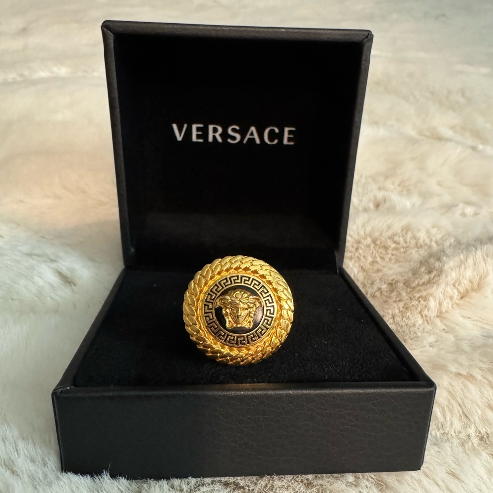 Versace gold Ring (size 8)